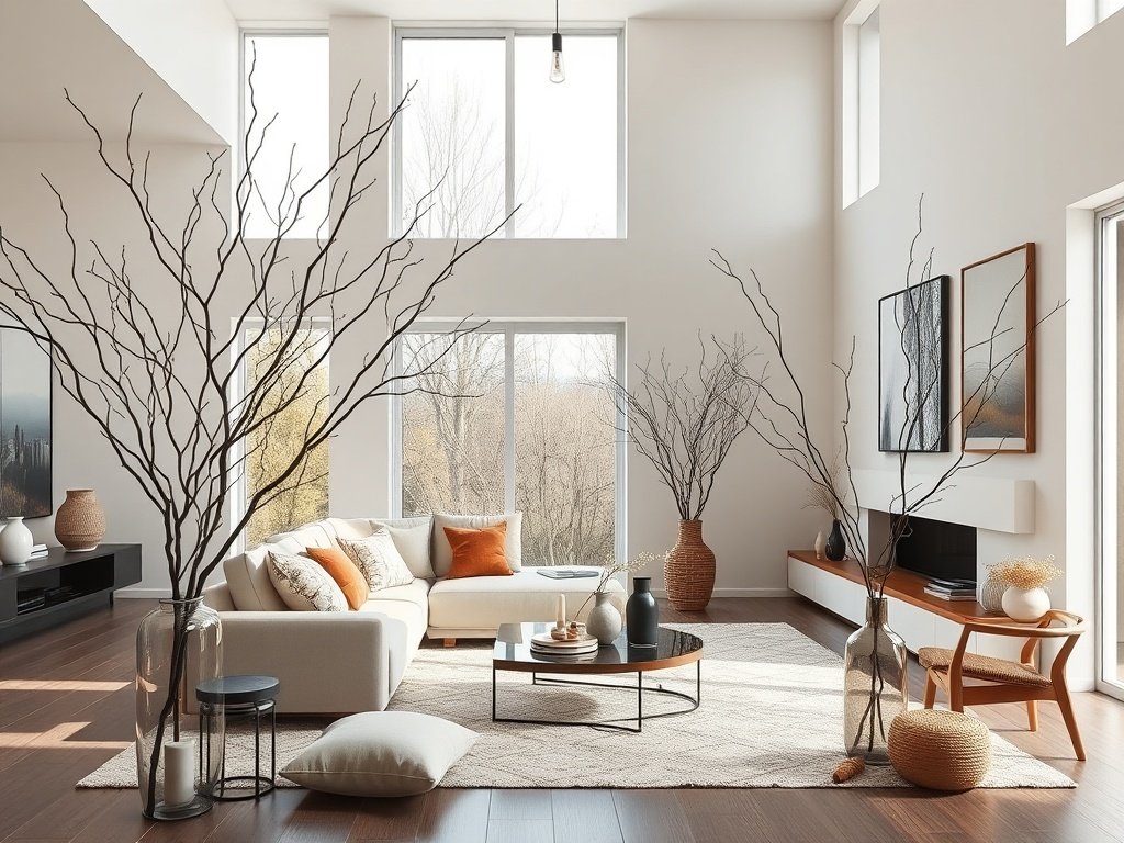 Pyntekvister Ideas to Elevate Modern Home Decor with Stylish Branches pyntekvister